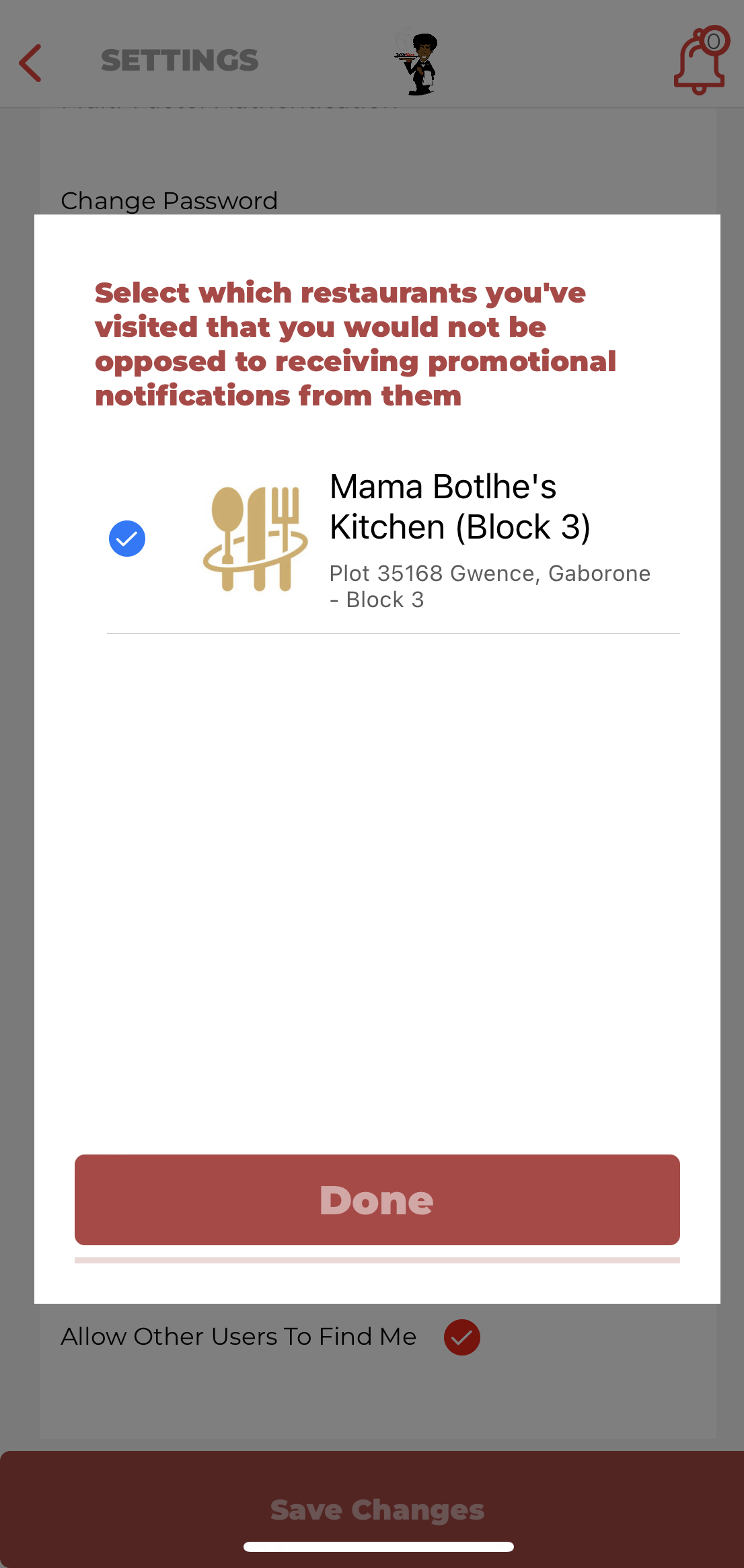 manage notifications